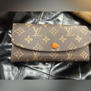 Louis Vuitton Brown and Gold Monogram Wallet